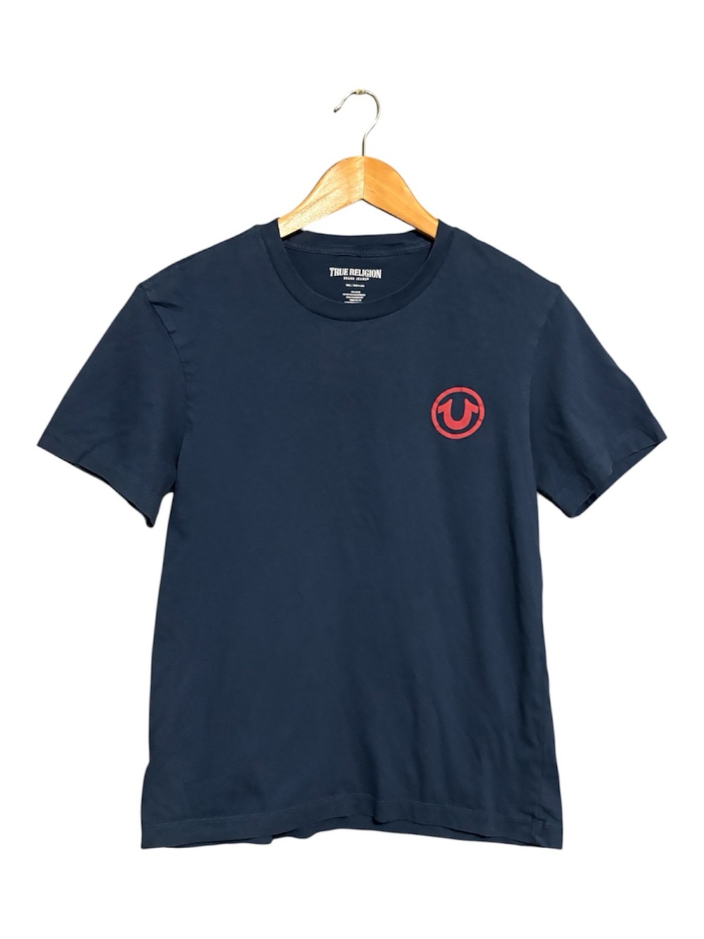 TRUE RELIGION Navy Short-Sleeve Logo T-Shirt